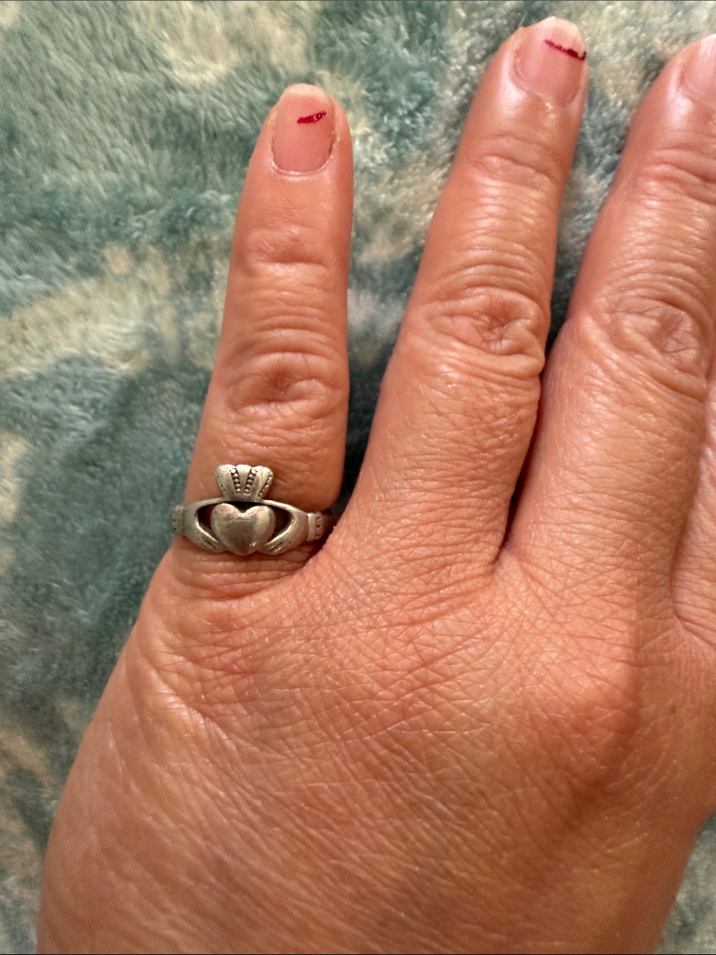Claddagh Heart Ring In Silver Tone - Women's Jewelry